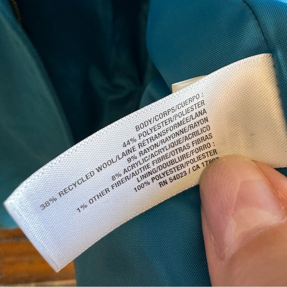 Old Navy Turquoise Coat - Picture 6 of 6